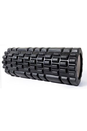 Gymo Pro Series Foam Roller Pilates Masaj Rulosu Siyah