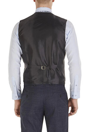 Y 102 Slim Fit Klasik Lacivert Yelek