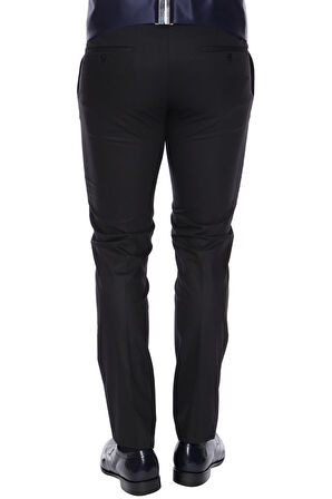 P 1015 Slim Fit Siyah Klasik Pantolon