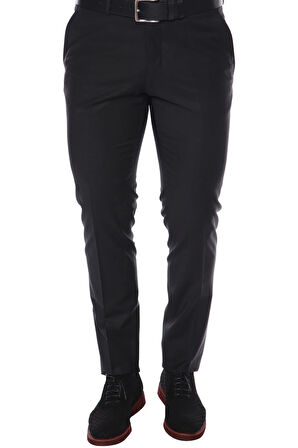 P 1016 Slim Fit Siyah Klasik Pantolon