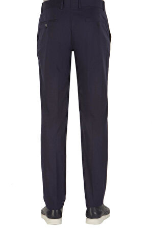 P 1015 Slim Fit Lacivert Klasik Pantolon