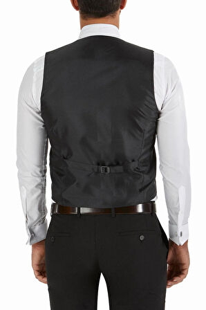 Y 141 Slim Fit Siyah Klasik Yelek