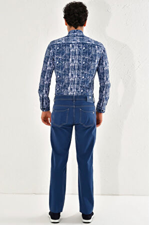 054 Slim Fit İndigo Jean Pantolon