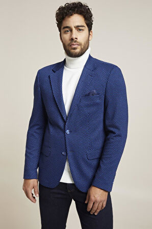 C 568 Slim Fit Lacivert Spor Ceket