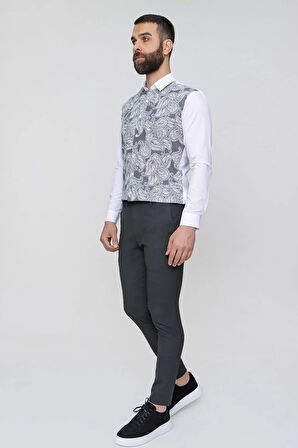P 1074 Slim Fit Antrasit Spor Pantolon