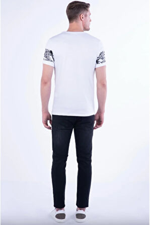 TS 782 T -SHIRT Beyaz Spor T-Shirt