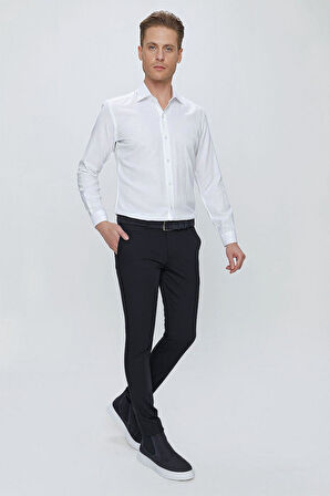 P 1077 Slim Fit Lacivert Spor Pantolon