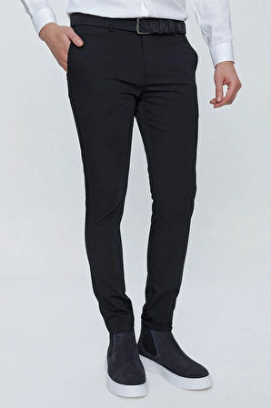 P 1077 Slim Fit Lacivert Spor Pantolon