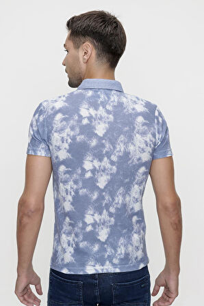 TS 798 Slim Fit Mavi Spor T-Shirt