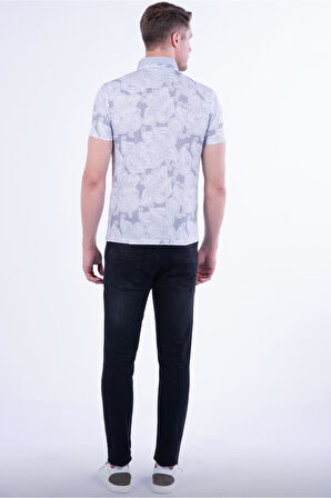 TS 805 Slim Fit Gri Spor T-Shirt