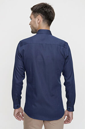 GK 620 Siyah Klasik Gömlek