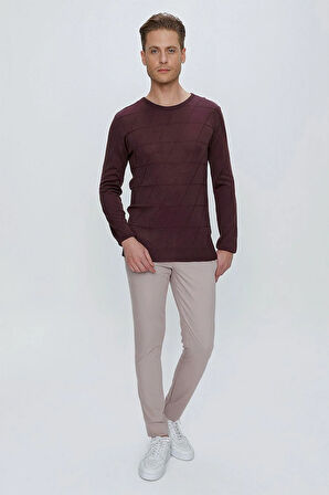 P 1077 Slim Fit Gri Spor Pantolon