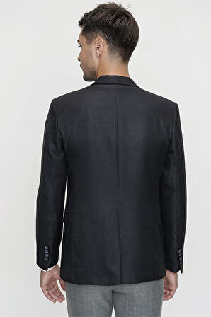 C 598 Slim Fit Siyah Spor Ceket