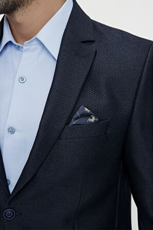 C 596 Slim Fit Lacivert Spor Ceket