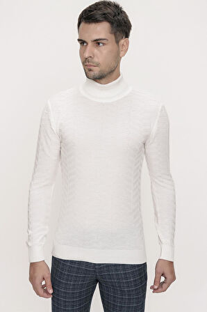 TR 836 Ekru Balıkçı Triko