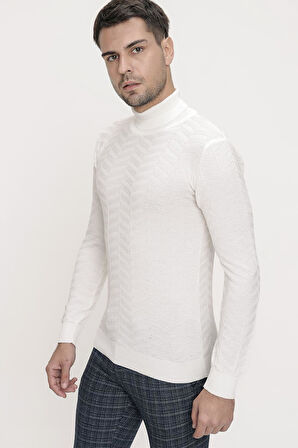 TR 836 Ekru Balıkçı Triko