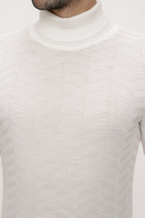 TR 836 Ekru Balıkçı Triko