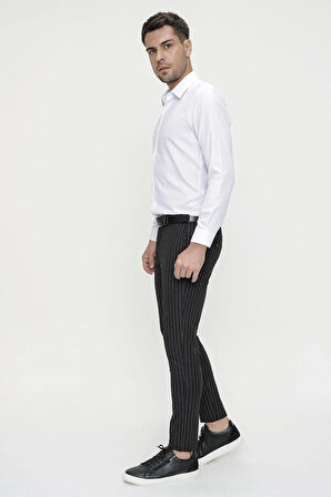 P 1081 Slim Fit Siyah Spor Pantolon