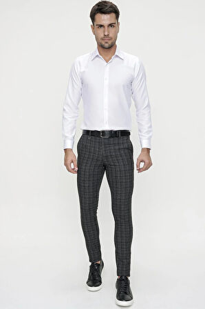 P 1082 Slim Fit Siyah Spor Pantolon