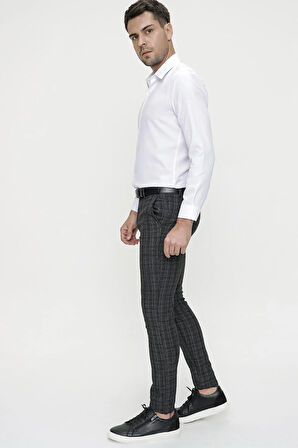 P 1082 Slim Fit Siyah Spor Pantolon