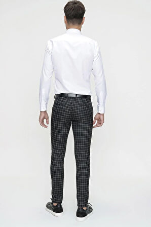 P 1083 Slim Fit Siyah Spor Pantolon