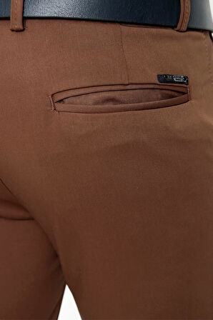 P 1084 Slim Fit Taba Spor Pantolon