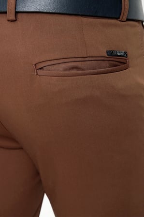 P 1084 Slim Fit Taba Spor Pantolon