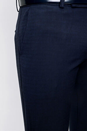 P 1086 Slim Fit Lacivert Spor Pantolon