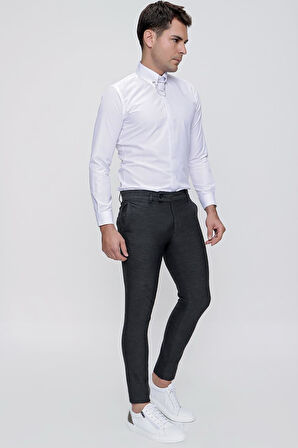 P 1086 Slim Fit Antrasit Spor Pantolon