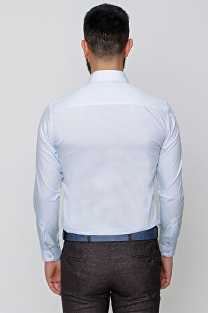 GK 636 Mavi Klasik Gömlek