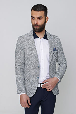 C 610 Slim Fit Lacivert Spor Ceket