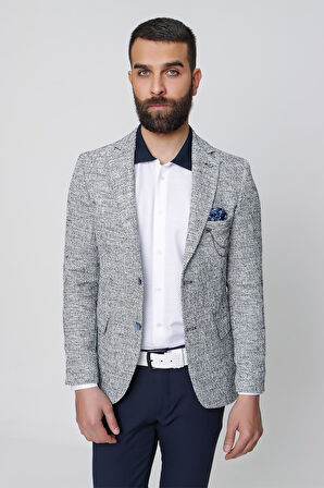 C 610 Slim Fit Lacivert Spor Ceket