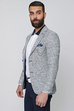 C 610 Slim Fit Lacivert Spor Ceket