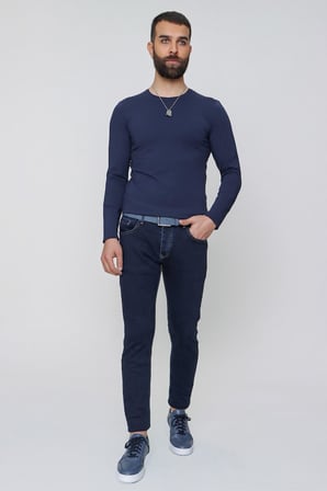 092 Lacivert Jean Pantolon