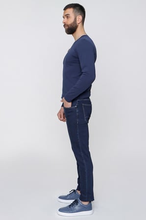 092 Lacivert Jean Pantolon