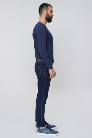 092 Lacivert Jean Pantolon