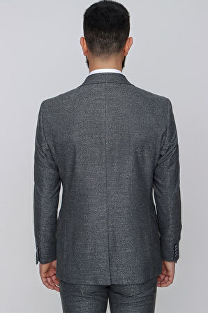 C 614 Slim Fit Siyah Spor Ceket