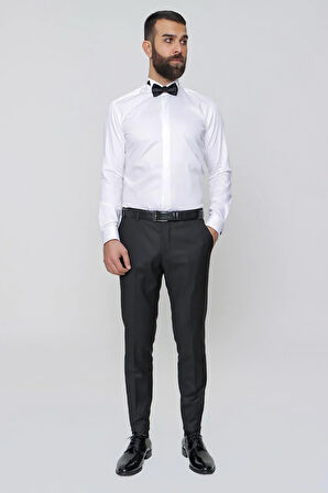 P 1092 Slim Fit Siyah Spor Pantolon