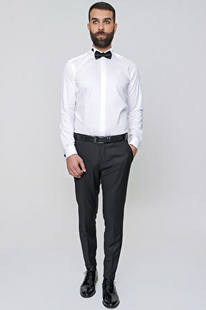 P 1092 Slim Fit Siyah Spor Pantolon