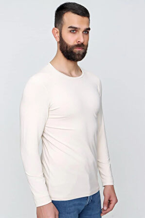 TS 830 Bej Spor T-Shirt