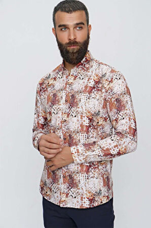 G 1506 Slim Fit Vizon Spor Gömlek