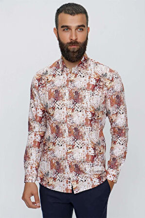 G 1506 Slim Fit Vizon Spor Gömlek