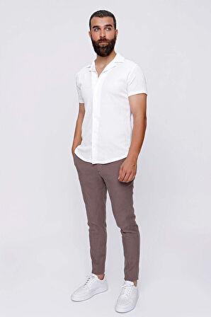 P 1093 Slim Fit Toprak Spor Pantolon