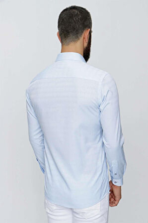 GK 651 Mavi Klasik Gömlek