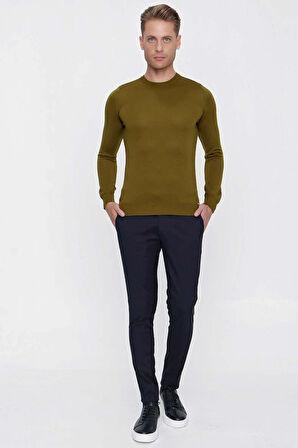 TR 840 Slim Fit Haki Klasik Triko