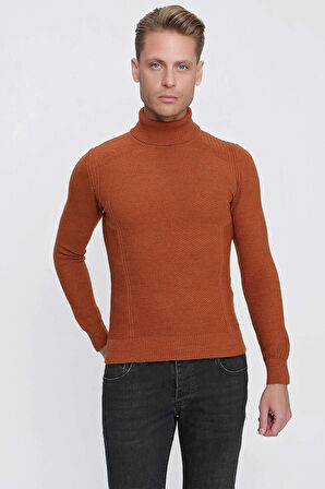 TR 847 Slim Fit Kiremit Klasik Triko