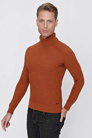 TR 847 Slim Fit Kiremit Klasik Triko