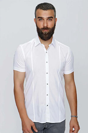 GK 659 Beyaz Klasik Gömlek