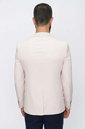 C 620 Slim Fit Bej Spor Ceket