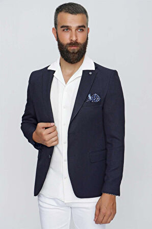 C 620 Slim Fit Lacivert Spor Ceket